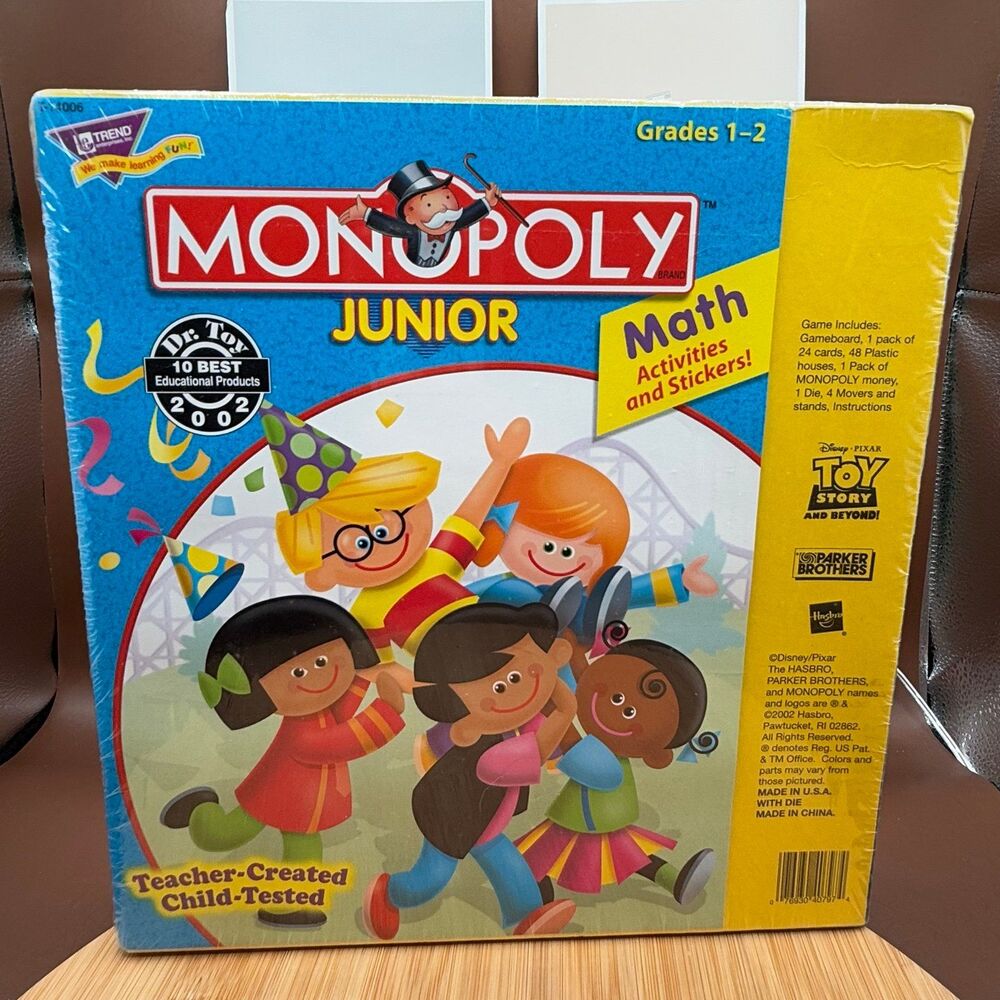 Monopoly Toy Story Vintage (2002) Junior Board Game - Picture 2 of 5